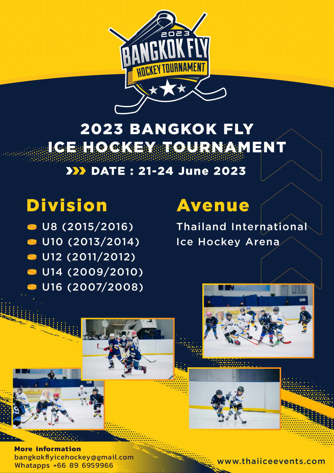 THAI ICE EVENTS – Tournament | League | Camp 